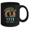 Promoted To Titi Est 2025 Mothers Day Vintage Mug | siriusteestore