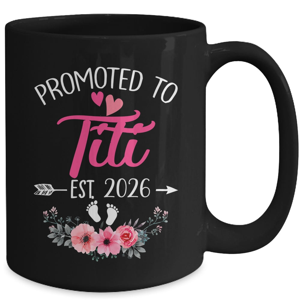 Promoted To Titi Est 2026 Mothers Day First Time Mug | siriusteestore