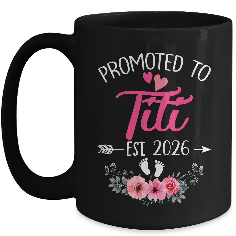 Promoted To Titi Est 2026 Mothers Day First Time Mug | siriusteestore