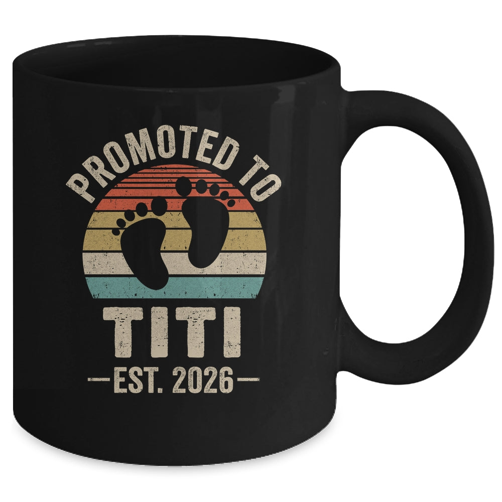 Promoted To Titi Est 2026 Mothers Day Vintage Mug | siriusteestore