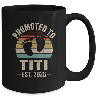 Promoted To Titi Est 2026 Mothers Day Vintage Mug | siriusteestore