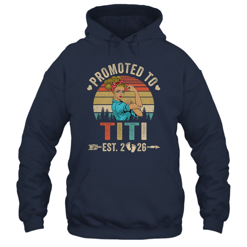 Promoted To Titi Est 2026 Retro First Time Titi Shirt & Tank Top | siriusteestore