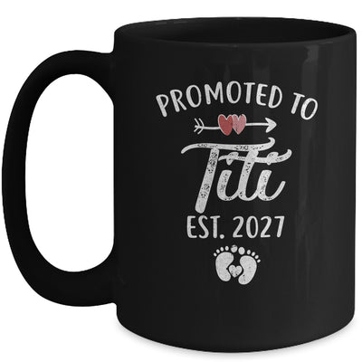 Promoted To Titi Est 2027 Funny First Time Mothers Day Mug | siriusteestore