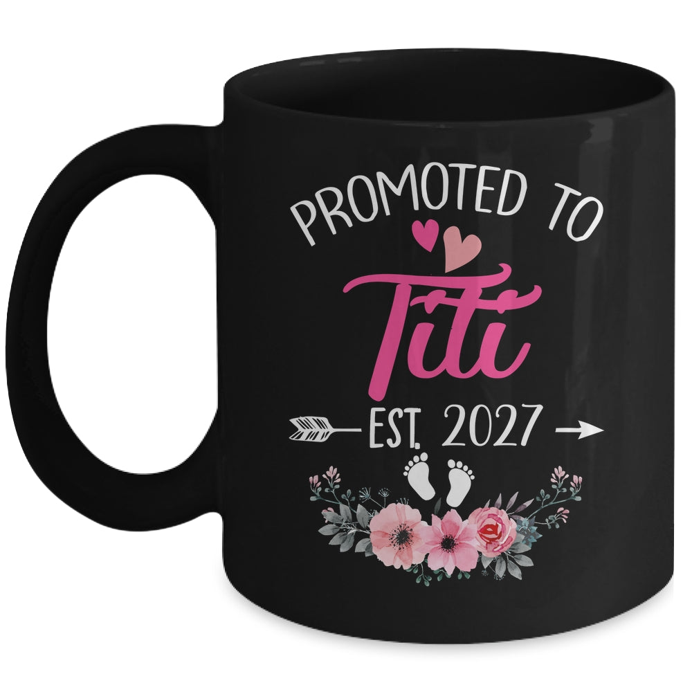 Promoted To Titi Est 2027 Mothers Day First Time Mug | siriusteestore
