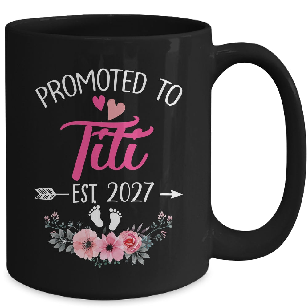 Promoted To Titi Est 2027 Mothers Day First Time Mug | siriusteestore