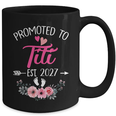 Promoted To Titi Est 2027 Mothers Day First Time Mug | siriusteestore