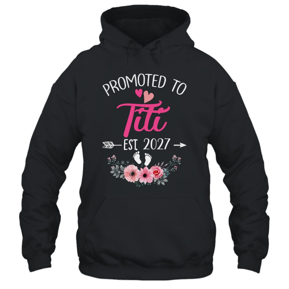 Promoted To Titi Est 2027 Mothers Day First Time Shirt & Tank Top | siriusteestore