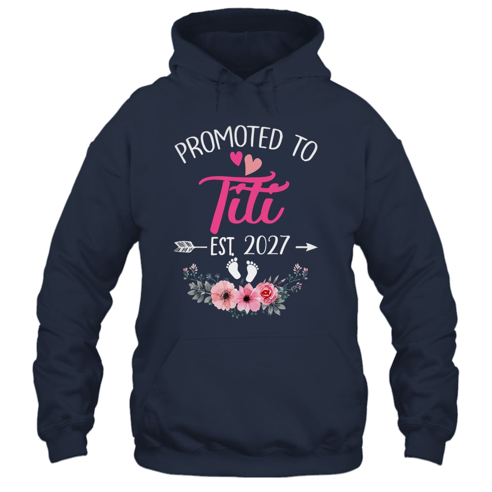 Promoted To Titi Est 2027 Mothers Day First Time Shirt & Tank Top | siriusteestore