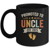 Promoted To Uncle 2025 Retro Soon To Be Uncle Est 2025 Mug | siriusteestore