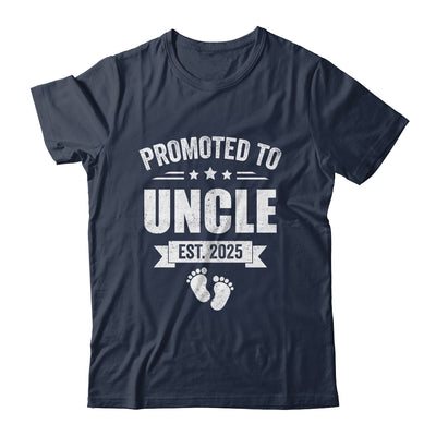 Promoted To Uncle Est 2025 Fathers Day First Time New Uncle Shirt & Hoodie | siriusteestore