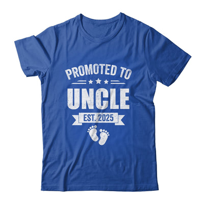 Promoted To Uncle Est 2025 Fathers Day First Time New Uncle Shirt & Hoodie | siriusteestore