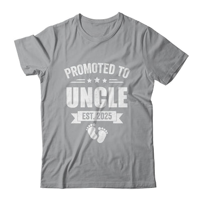 Promoted To Uncle Est 2025 Fathers Day First Time New Uncle Shirt & Hoodie | siriusteestore