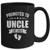 Promoted To Uncle Est 2025 Fathers Day First Time New Uncle Mug | siriusteestore