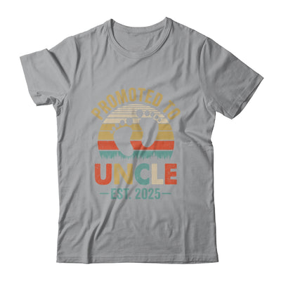 Promoted To Uncle Est 2025 Fathers Day Vintage Shirt & Hoodie | siriusteestore
