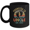 Promoted To Uncle Est 2025 Fathers Day Vintage Mug | siriusteestore