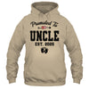 Promoted To Uncle Est 2025 First Time Fathers Day Shirt & Hoodie | siriusteestore