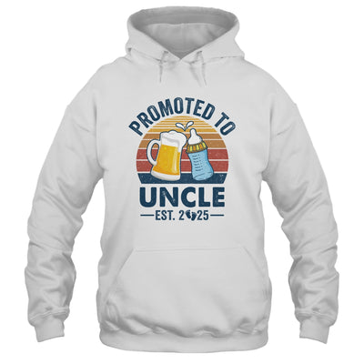 Promoted To Uncle Est 2025 First Time Fathers Day Vintage Shirt & Hoodie | siriusteestore