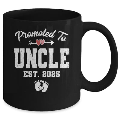 Promoted To Uncle Est 2025 Funny First Time Fathers Day Mug | siriusteestore