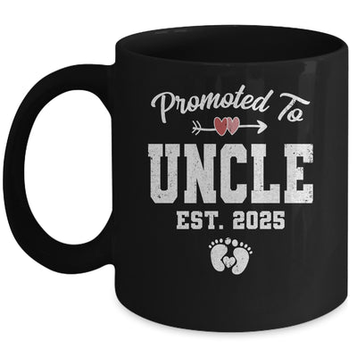 Promoted To Uncle Est 2025 Funny First Time Fathers Day Mug | siriusteestore