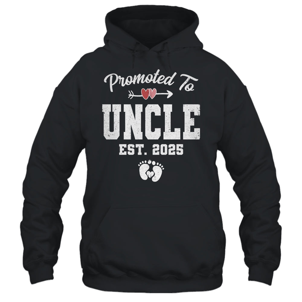 Promoted To Uncle Est 2025 Funny First Time Fathers Day Shirt & Hoodie | siriusteestore