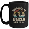 Promoted To Uncle Est 2026 Fathers Day Vintage Mug | siriusteestore