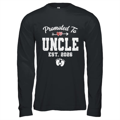 Promoted To Uncle Est 2026 Funny First Time Fathers Day Shirt & Hoodie | siriusteestore