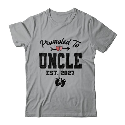 Promoted To Uncle Est 2027 First Time Fathers Day Shirt & Hoodie | siriusteestore