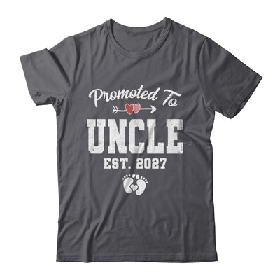 Promoted To Uncle Est 2027 Funny First Time Fathers Day Shirt & Hoodie | siriusteestore