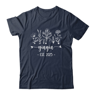 Promoted To Yiayia 2025 Pregnancy Announcement Floral Shirt & Tank Top | siriusteestore