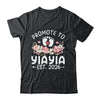Promoted To Yiayia 2026 First Time Floral New Yiayia Shirt & Hoodie | siriusteestore