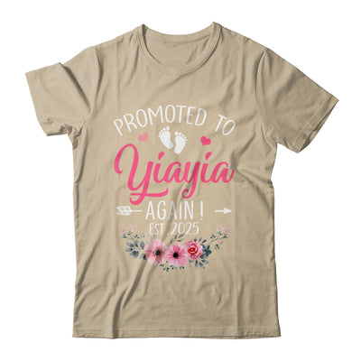 Promoted To Yiayia Again Est 2025 Mothers Day Shirt & Tank Top | siriusteestore