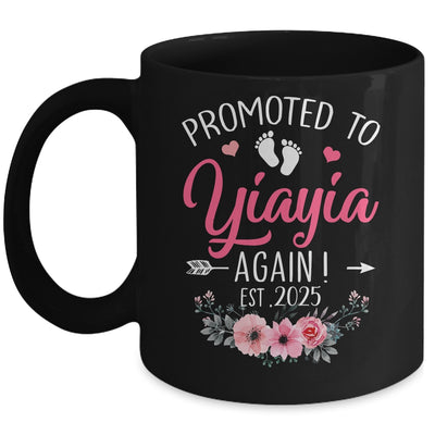 Promoted To Yiayia Again Est 2025 Mothers Day Mug | siriusteestore