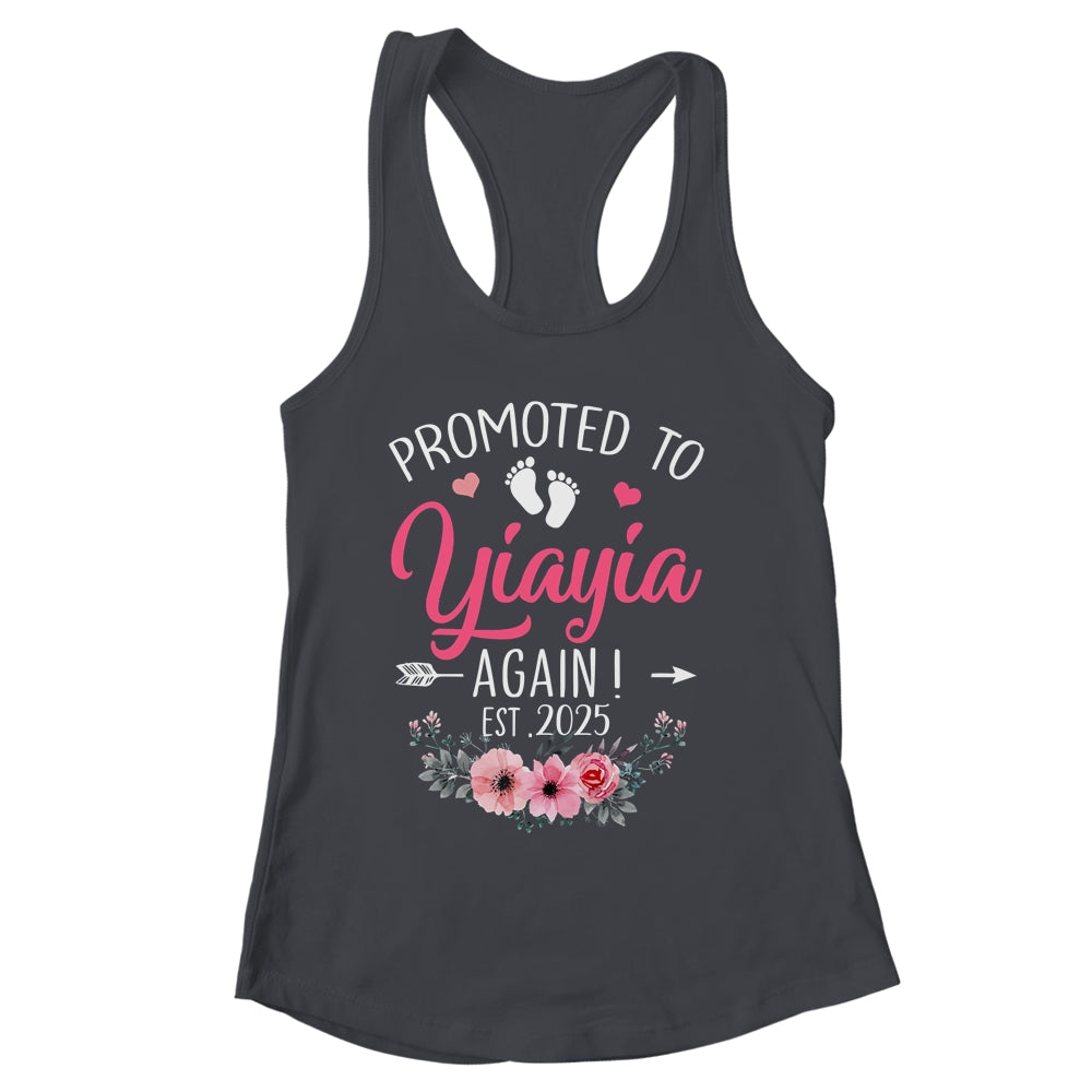 Promoted To Yiayia Again Est 2025 Mothers Day Shirt & Tank Top | siriusteestore