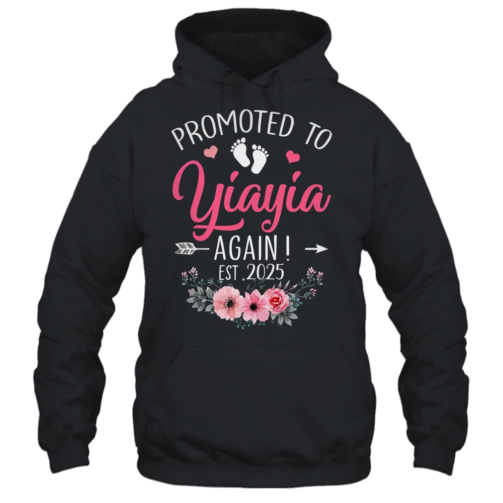 Promoted To Yiayia Again Est 2025 Mothers Day Shirt & Tank Top | siriusteestore