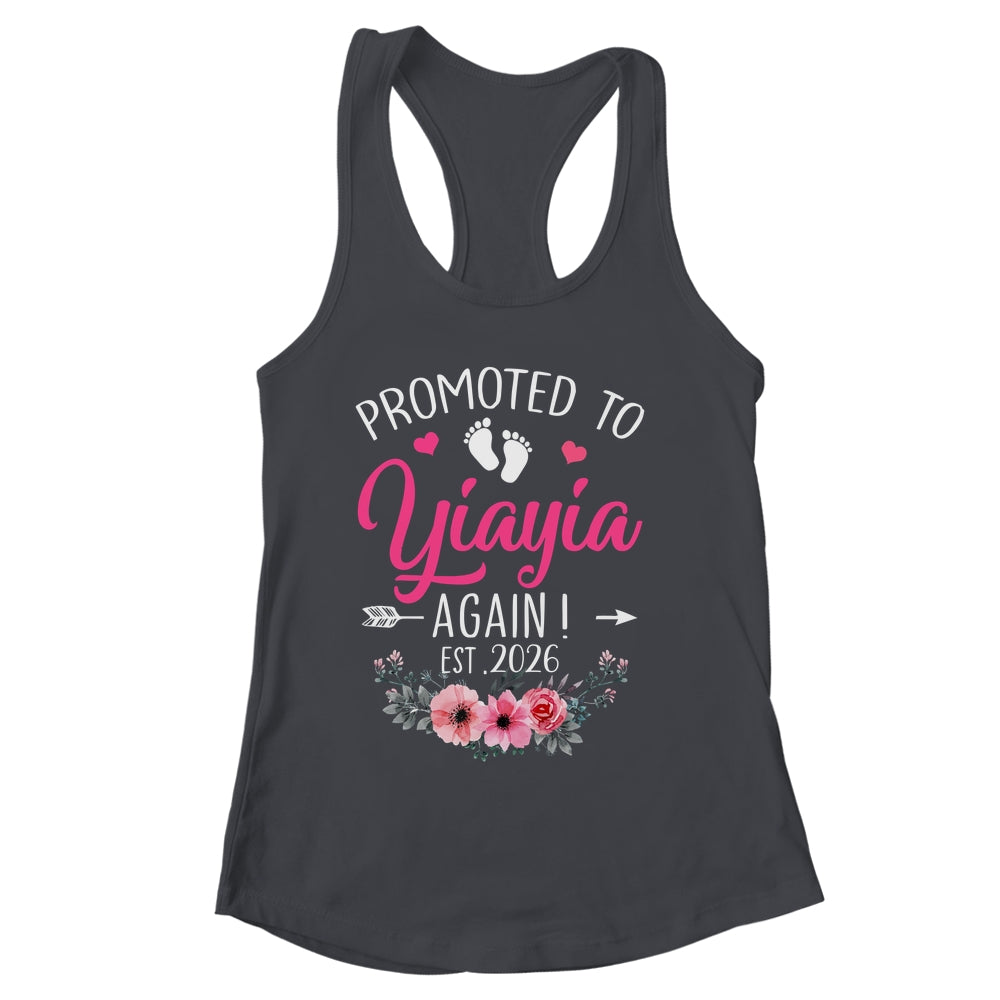 Promoted To Yiayia Again Est 2026 Mothers Day Shirt & Tank Top | siriusteestore