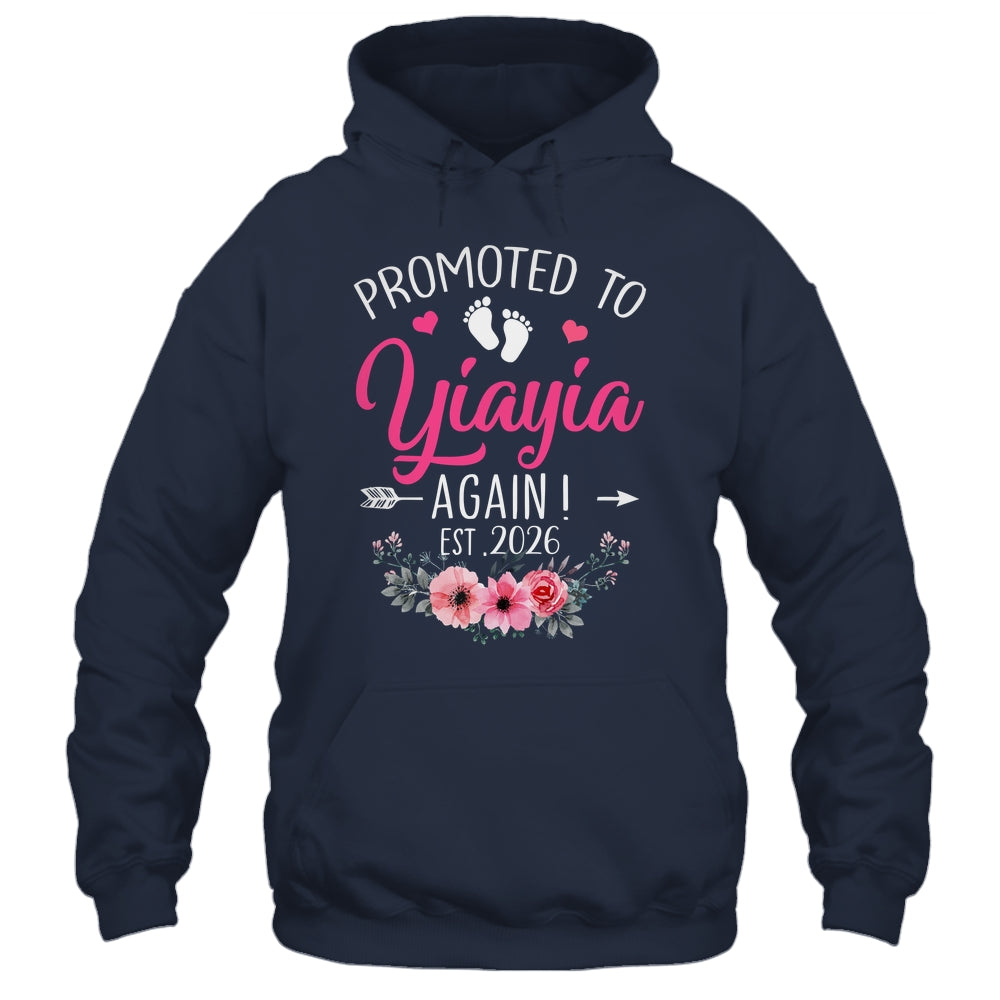 Promoted To Yiayia Again Est 2026 Mothers Day Shirt & Tank Top | siriusteestore
