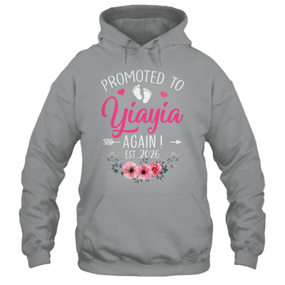 Promoted To Yiayia Again Est 2026 Mothers Day Shirt & Tank Top | siriusteestore