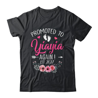 Promoted To Yiayia Again Est 2027 Mothers Day Shirt & Tank Top | siriusteestore