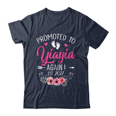 Promoted To Yiayia Again Est 2027 Mothers Day Shirt & Tank Top | siriusteestore