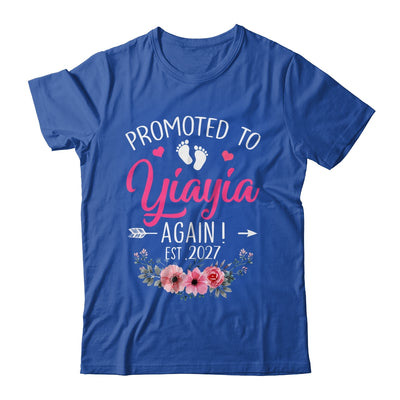Promoted To Yiayia Again Est 2027 Mothers Day Shirt & Tank Top | siriusteestore