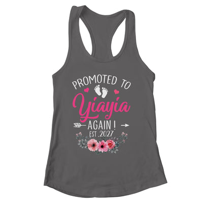Promoted To Yiayia Again Est 2027 Mothers Day Shirt & Tank Top | siriusteestore