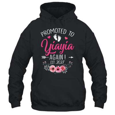 Promoted To Yiayia Again Est 2027 Mothers Day Shirt & Tank Top | siriusteestore