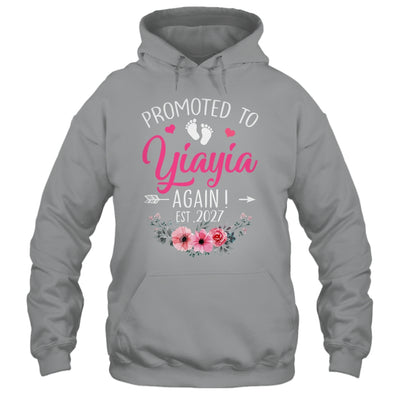 Promoted To Yiayia Again Est 2027 Mothers Day Shirt & Tank Top | siriusteestore