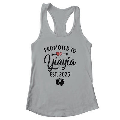 Promoted To Yiayia Est 2025 First Time Mothers Day Shirt & Tank Top | siriusteestore