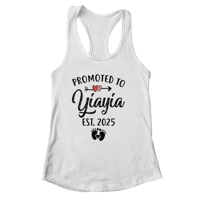Promoted To Yiayia Est 2025 First Time Mothers Day Shirt & Tank Top | siriusteestore