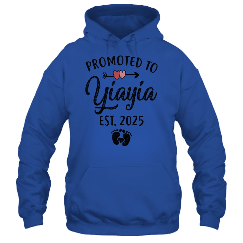 Promoted To Yiayia Est 2025 First Time Mothers Day Shirt & Tank Top | siriusteestore