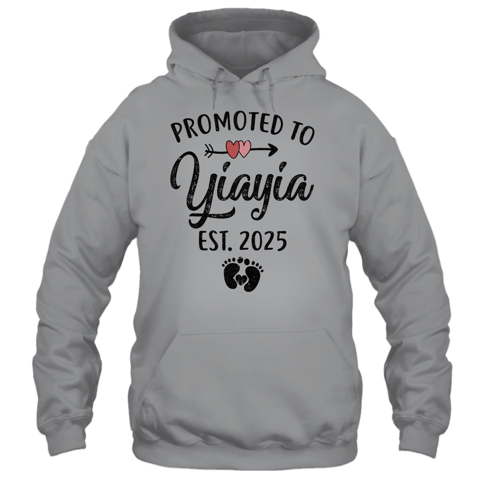 Promoted To Yiayia Est 2025 First Time Mothers Day Shirt & Tank Top | siriusteestore
