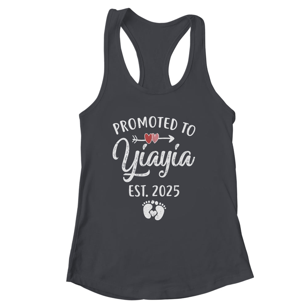 Promoted To Yiayia Est 2025 Funny First Time Mothers Day Shirt & Tank Top | siriusteestore