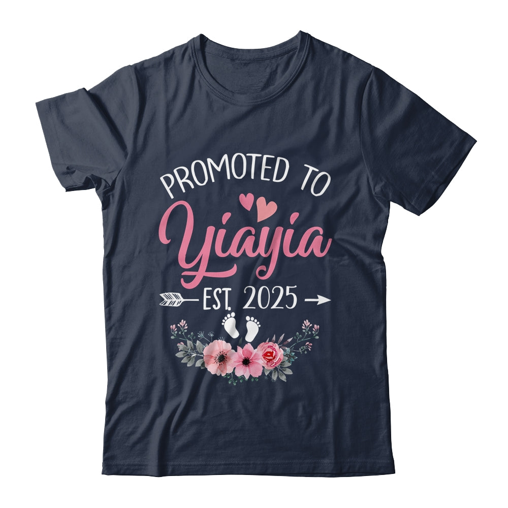 Promoted To Yiayia Est 2025 Mothers Day First Time Shirt & Tank Top | siriusteestore
