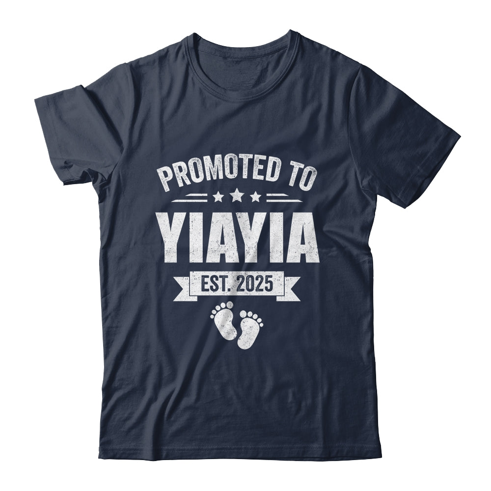 Promoted To Yiayia Est 2025 Mothers Day First Time New Shirt & Tank Top | siriusteestore